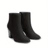 WINTERLICHE DAMEN-STIEFELETTEN MIT BLOCKABSATZ